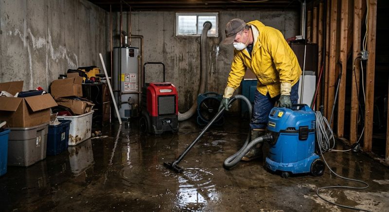 Basement Water Cleanup in Santa Rosa, CA