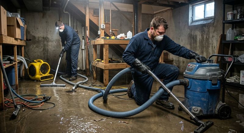 Basement Water Cleanup in Gilbert, AZ