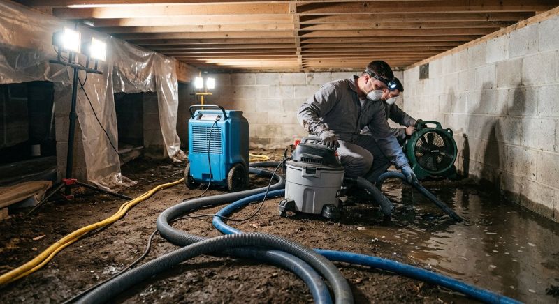 Basement Water Extraction in Santa Rosa, CA