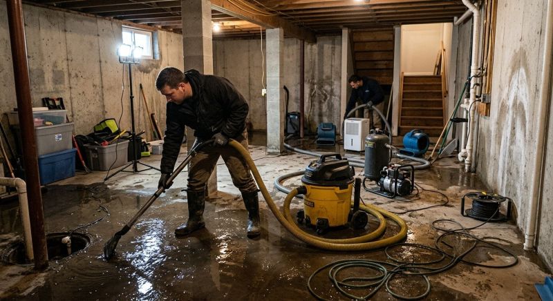Basement Water Removal in Santa Rosa, CA