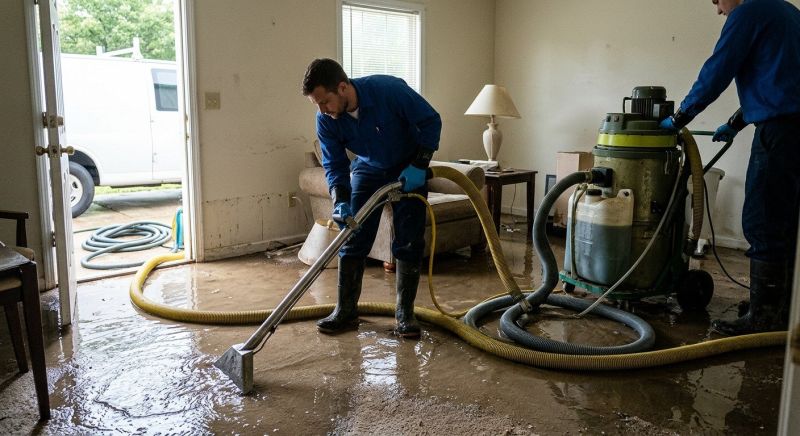 Burst Pipe Cleanup in Napa, CA