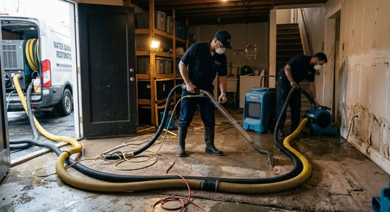 Burst Pipe Cleanup in Wilmington, NC