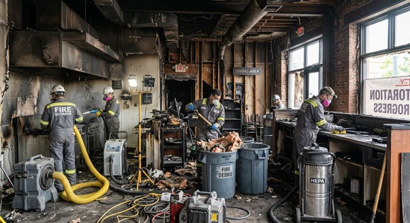 Commercial Fire Restoration in Phoenix, AZ