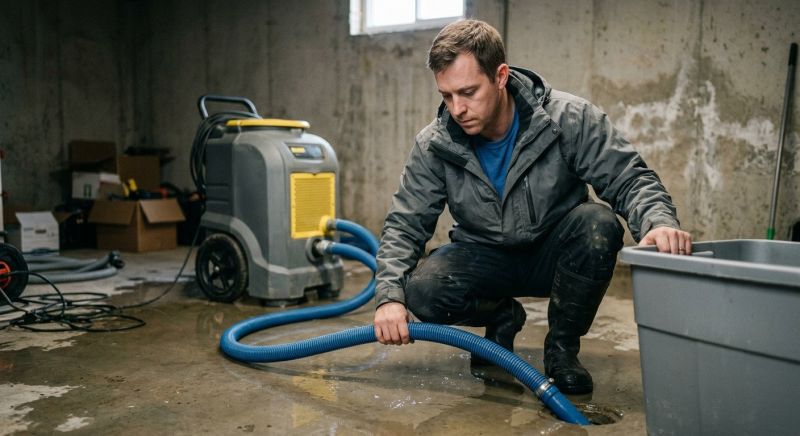 Crawlspace Water Cleanup in Gilbert, AZ