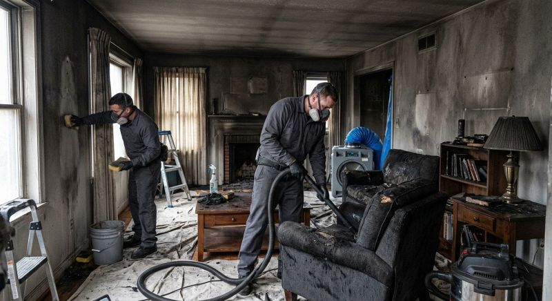 Fire Damage Cleaning in Scottsdale, AZ