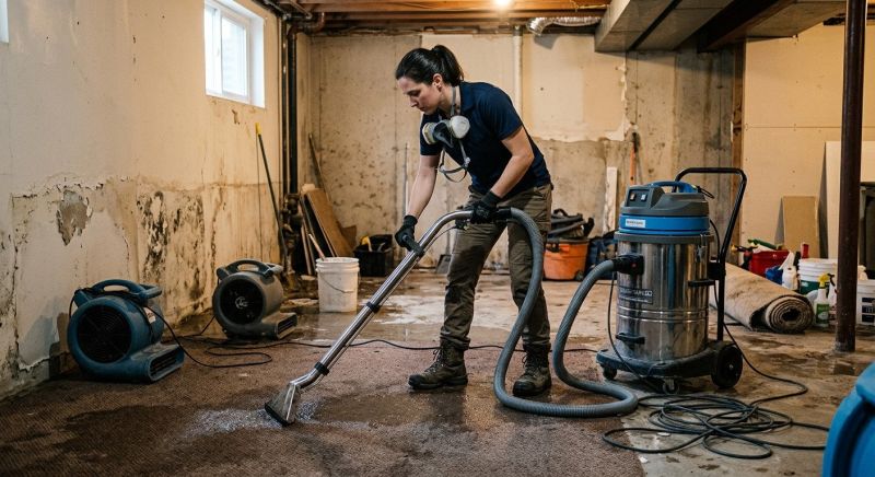 Flooded Basement Cleanup in Wilmington, NC