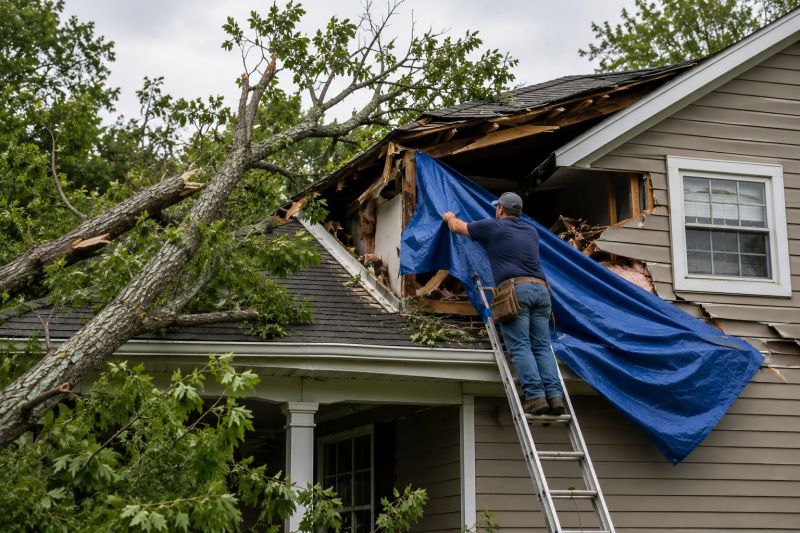 Roof Storm Damage Remediation in Olathe, KS