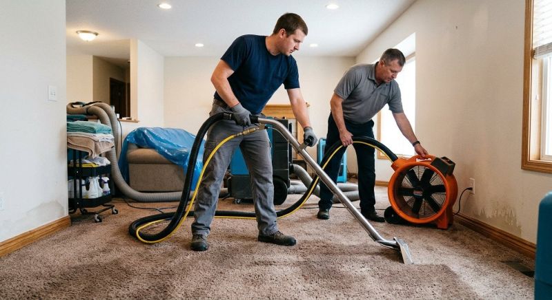 Wet Carpet Restoration in Santa Rosa, CA