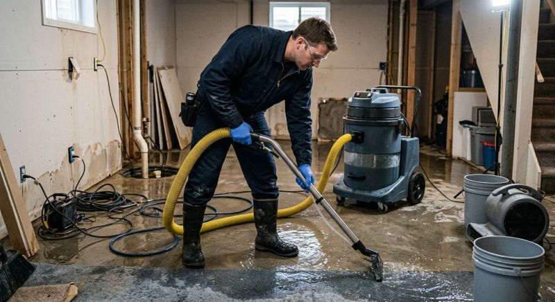 Basement Water Extraction in Mesa, AZ