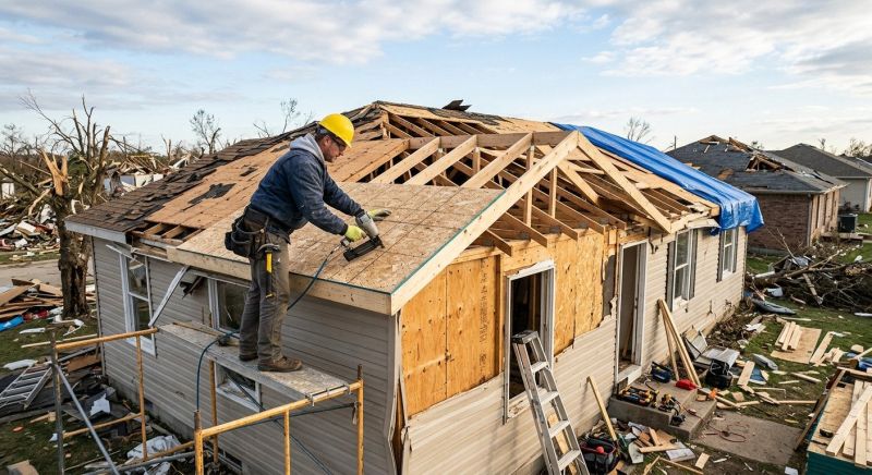 Tornado Damage Restoration in Kansas City, KS